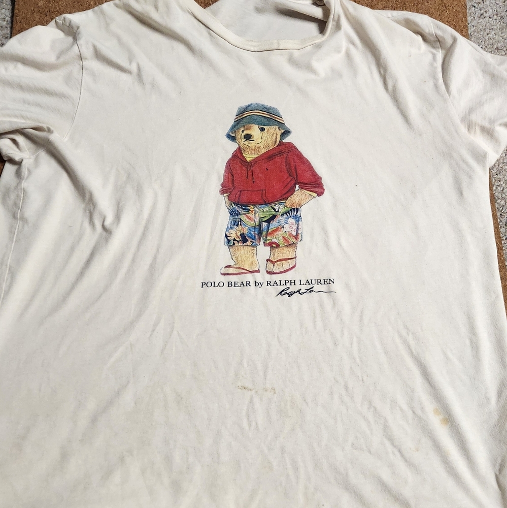 Ralph Lauren Polo bear Vintage beach shirt